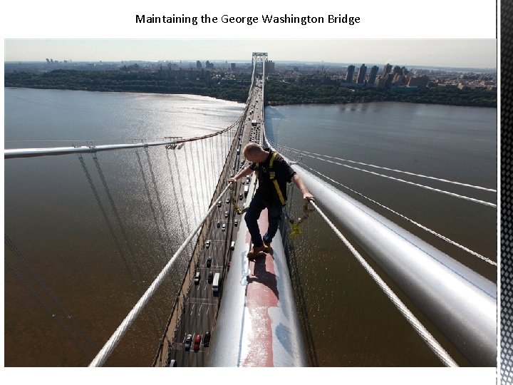 Maintaining the George Washington Bridge 