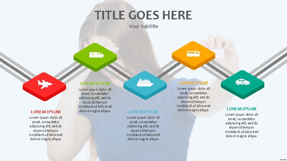 TITLE GOES HERE Your Subtitle LOREM IPSUM Lorem ipsum dolor sit amet, consectetur adipiscing TITLE GOES HERE Your Subtitle LOREM IPSUM Lorem ipsum dolor sit amet, consectetur adipiscing