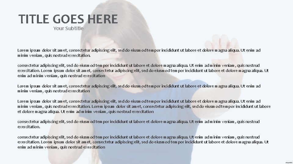 TITLE GOES HERE Your Subtitle Lorem ipsum dolor sit amet, consectetur adipiscing elit, sed TITLE GOES HERE Your Subtitle Lorem ipsum dolor sit amet, consectetur adipiscing elit, sed
