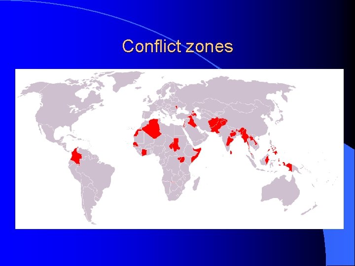 Conflict zones 