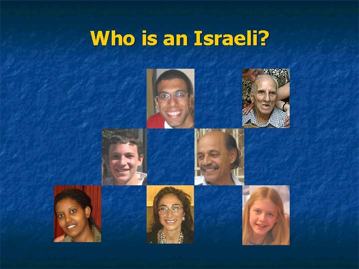 Who is an Israeli? 