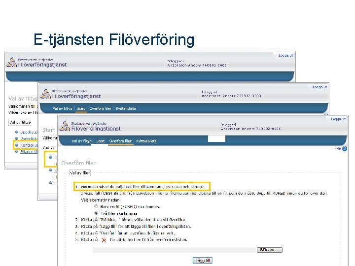 E-tjänsten Filöverföring 