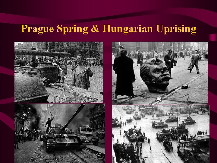Prague Spring & Hungarian Uprising 