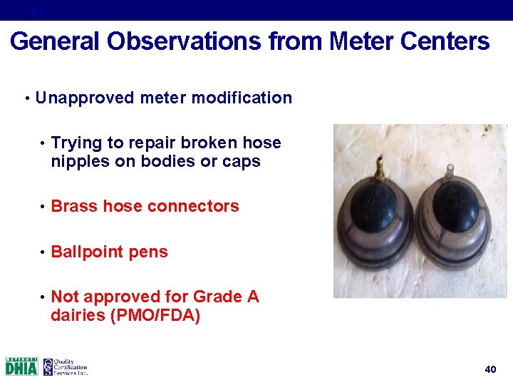 Meter Technician Calibration Procedures 2017 Meter Technician Training