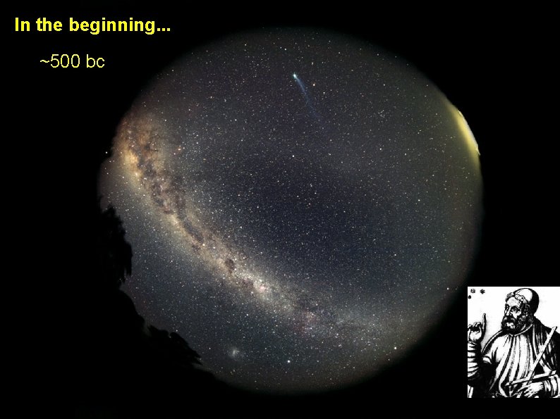 In the beginning. . . ~500 bc 