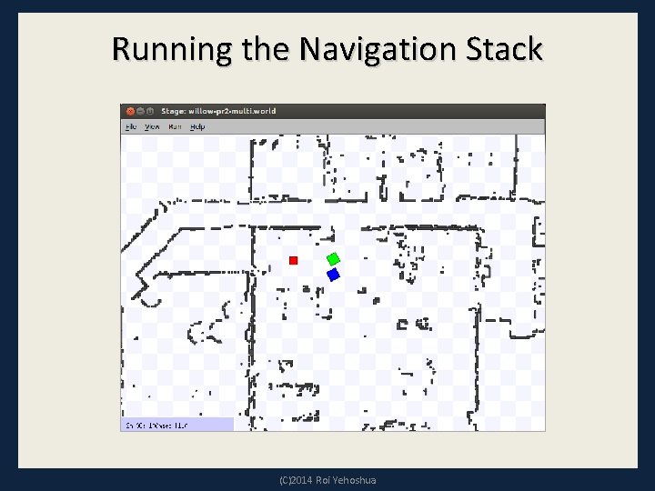 Running the Navigation Stack (C)2014 Roi Yehoshua 