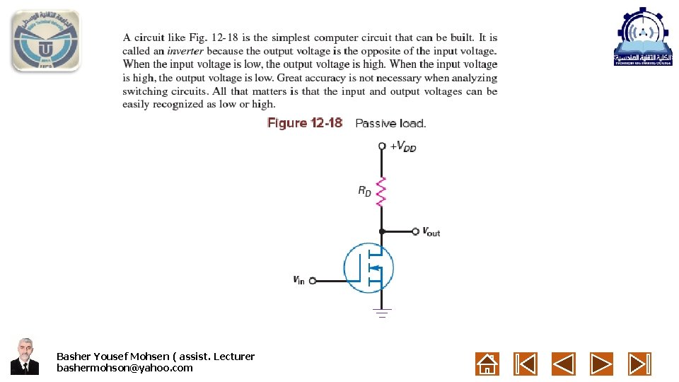 Basher Yousef Mohsen ( assist. Lecturer bashermohson@yahoo. com 