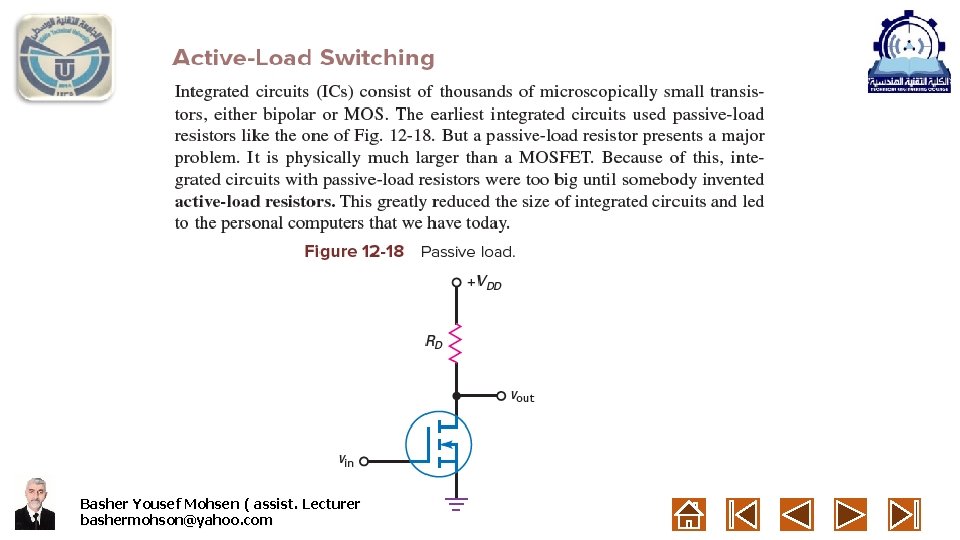Basher Yousef Mohsen ( assist. Lecturer bashermohson@yahoo. com 