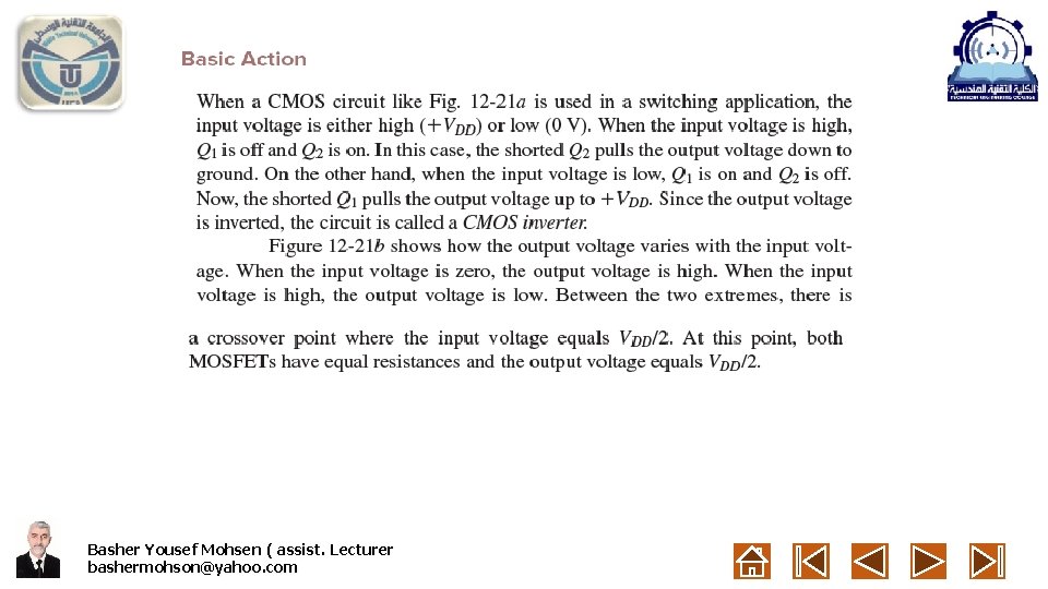 Basher Yousef Mohsen ( assist. Lecturer bashermohson@yahoo. com 