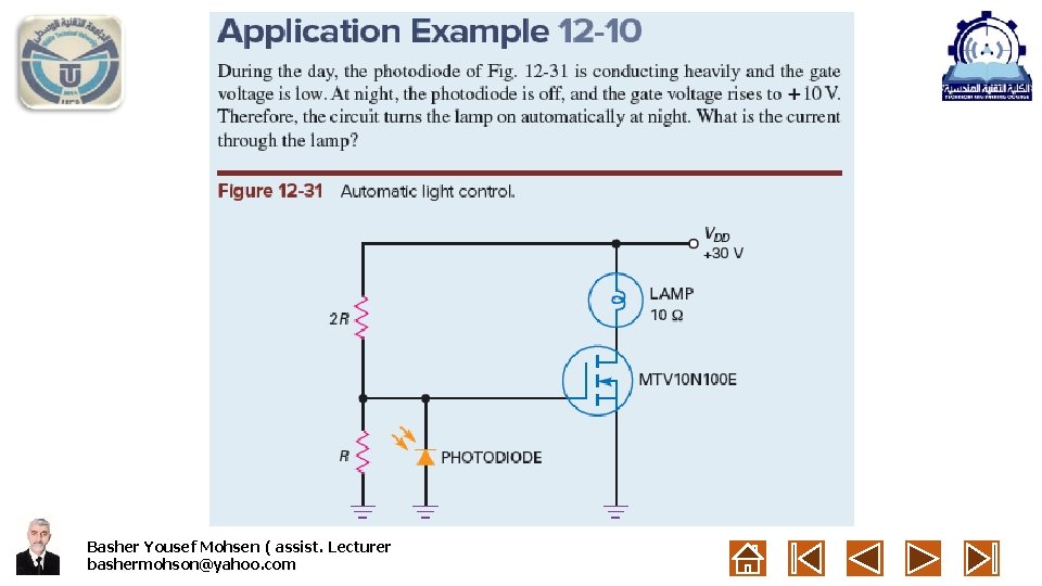Basher Yousef Mohsen ( assist. Lecturer bashermohson@yahoo. com 