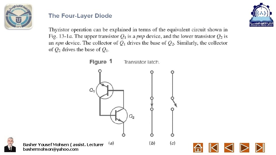 Basher Yousef Mohsen ( assist. Lecturer bashermohson@yahoo. com 