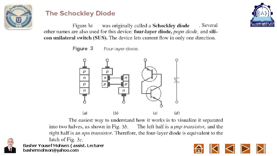 Basher Yousef Mohsen ( assist. Lecturer bashermohson@yahoo. com 