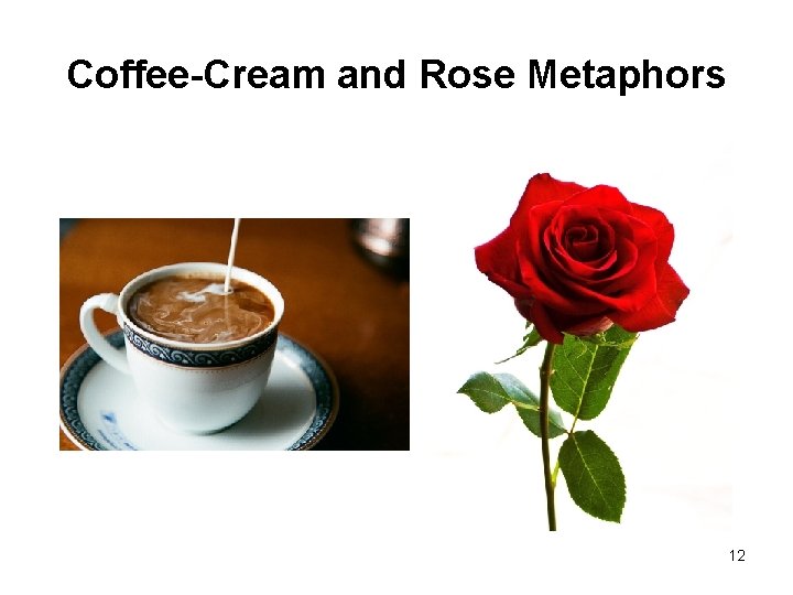 Coffee-Cream and Rose Metaphors 12 