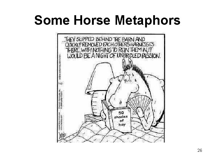 Some Horse Metaphors 26 