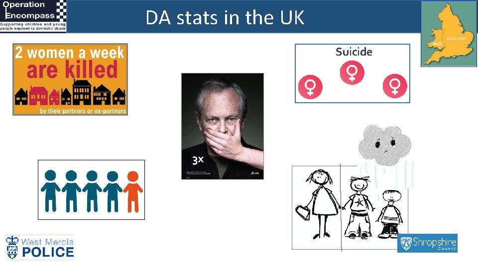 DA stats in the UK Suicide 3 x 3 x 