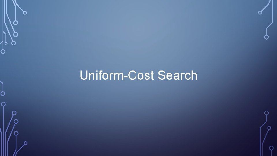 Uniform-Cost Search 