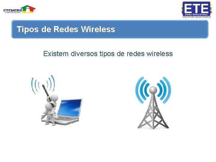 Tipos de Redes Wireless Existem diversos tipos de redes wireless O que é mesmo