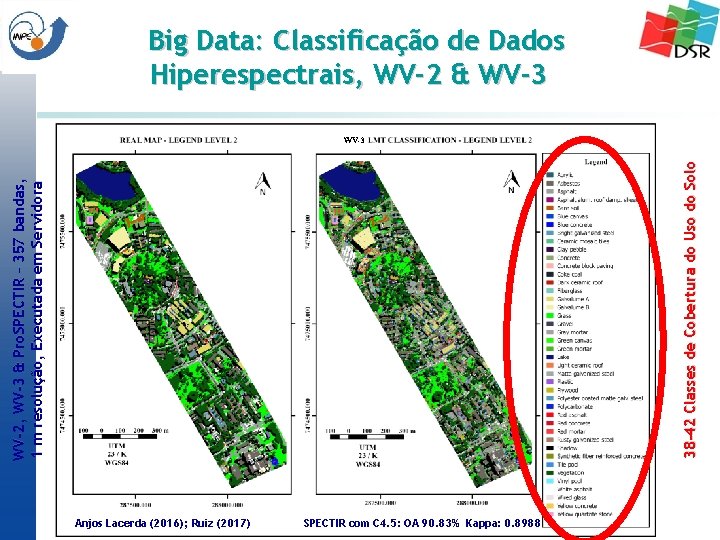 Big Data: Classificação de Dados Hiperespectrais, WV-2 & WV-3 WV-2, WV-3 & Pro. SPECTIR