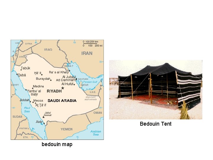Bedouin Tent bedouin map 