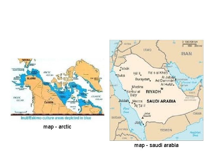 map - arctic map - saudi arabia 