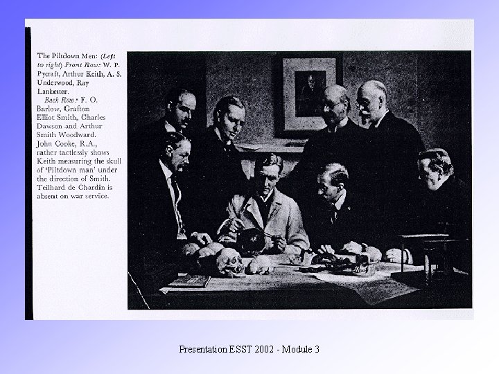 Presentation ESST 2002 - Module 3 