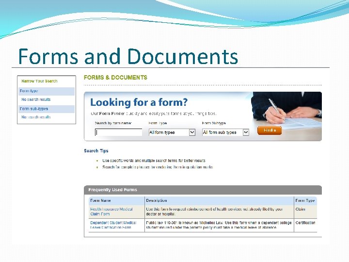 Forms and Documents 