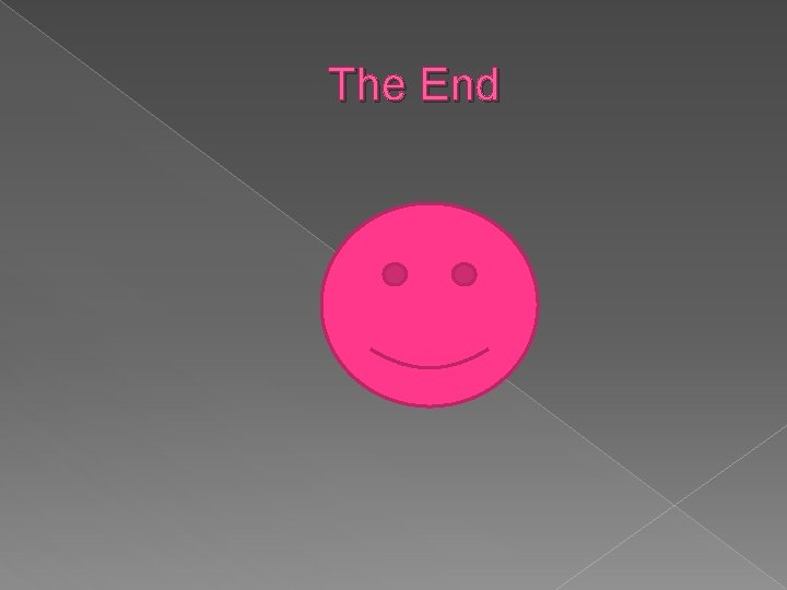 The End 