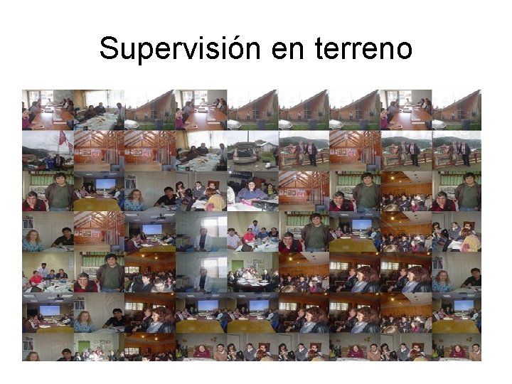 Supervisión en terreno 