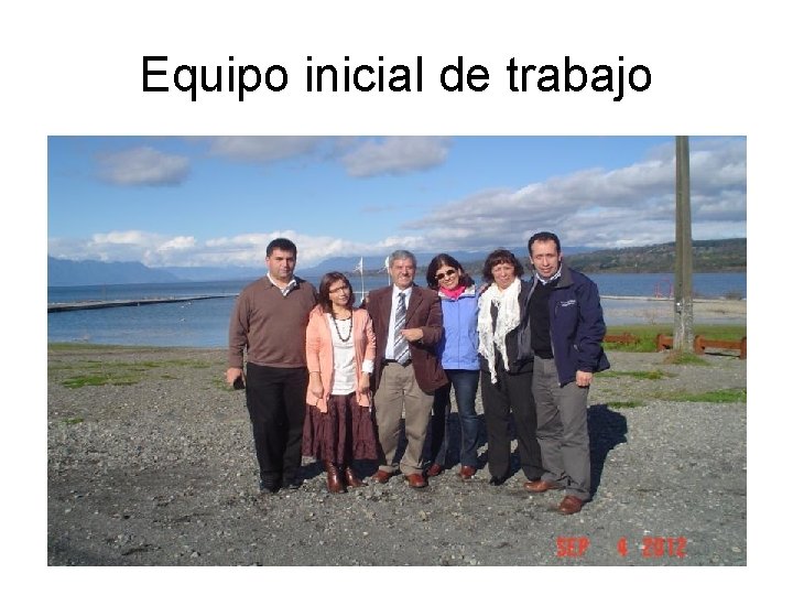 Equipo inicial de trabajo 