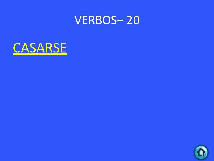 VERBOS– 20 CASARSE 