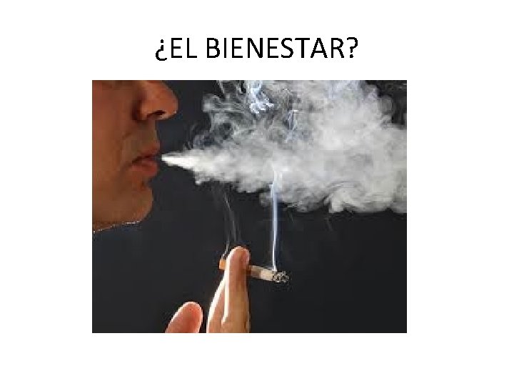 ¿EL BIENESTAR? 