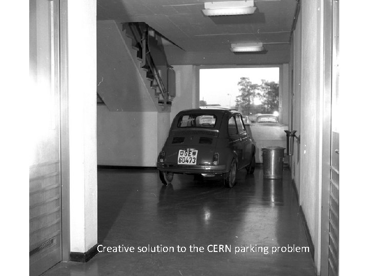 Creative solution to the CERN parking problem 