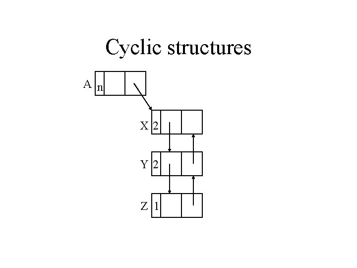 Cyclic structures A n X 2 Y 2 Z 1 