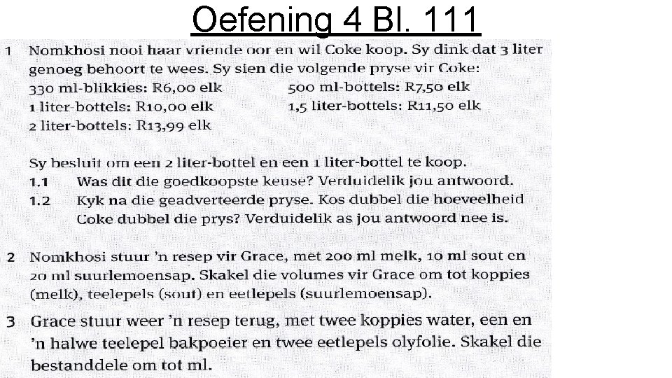 Oefening 4 Bl. 111 