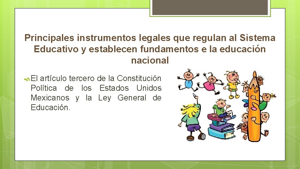 Entorno legal de funcionamiento sistema educativo Gamboa Jaime
