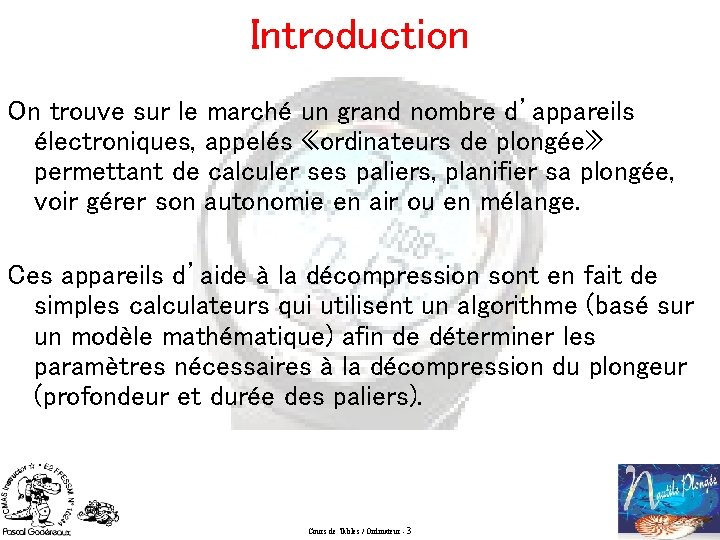 Introduction On trouve sur le marché un grand nombre d’appareils électroniques, appelés «ordinateurs de