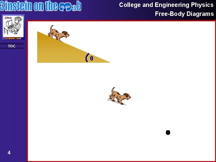 College and Engineering Physics Free-Body Diagrams TOC θ 4 