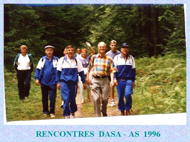 RENCONTRES DASA - AS 1996 