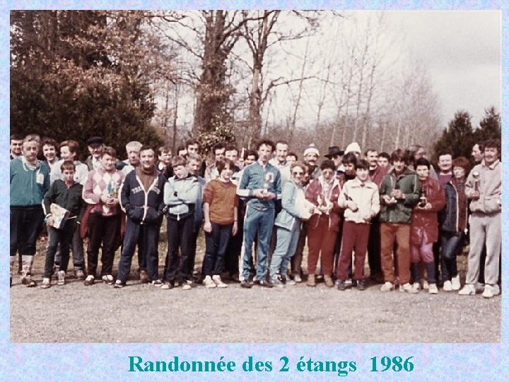 Randonnée des 2 étangs 1986 