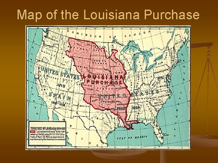 Map of the Louisiana Purchase 