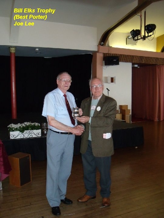 Bill Elks Trophy (Best Porter) Joe Lee 