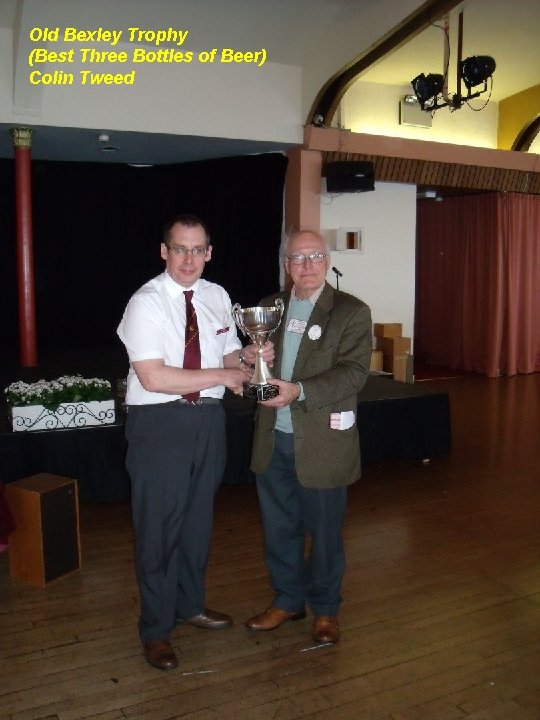 Old Bexley Trophy (Best Three Bottles of Beer) Colin Tweed 