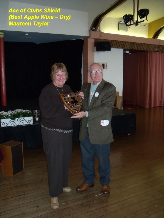 Ace of Clubs Shield (Best Apple Wine – Dry) Maureen Taylor 