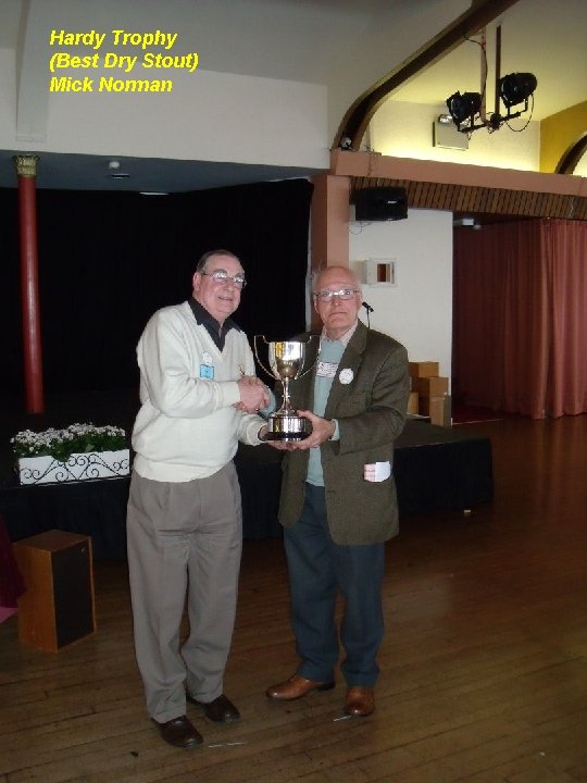 Hardy Trophy (Best Dry Stout) Mick Norman 