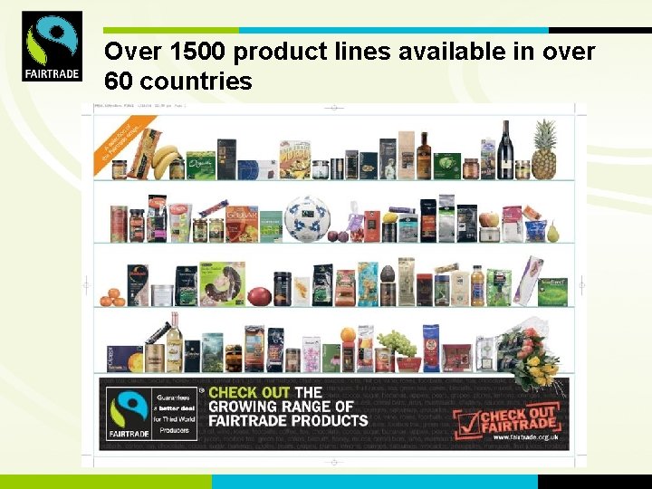 Over 1500 product available in over FLOlines International 60 countries 