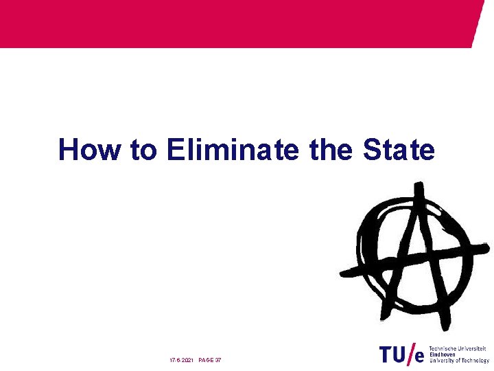 How to Eliminate the State 17 -6 -2021 PAGE 37 