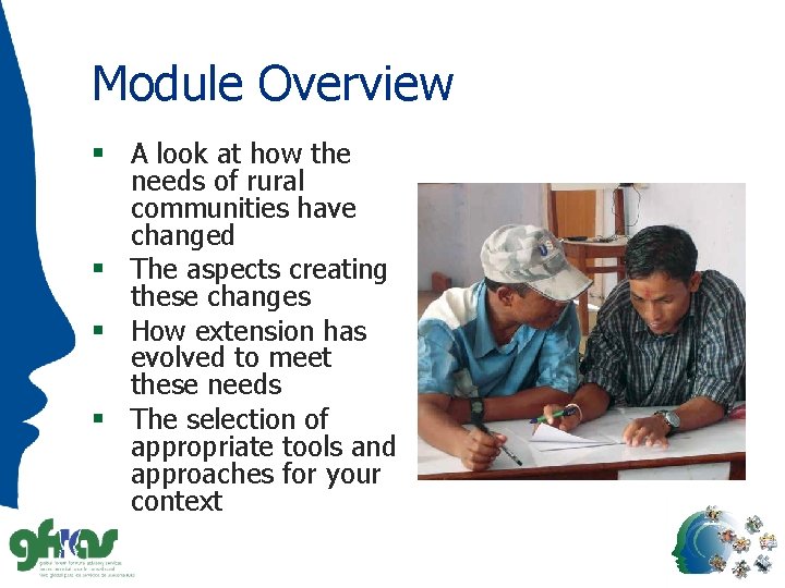 Module Overview § A look at how the needs of rural communities have changed