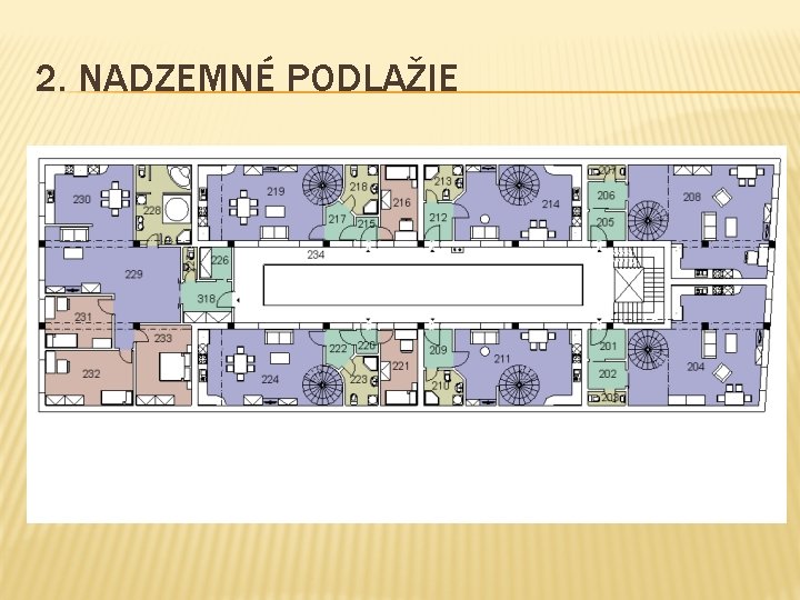 2. NADZEMNÉ PODLAŽIE 