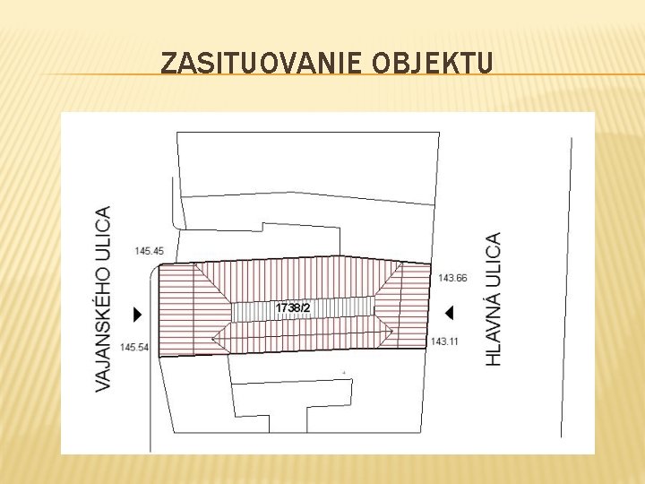 ZASITUOVANIE OBJEKTU 