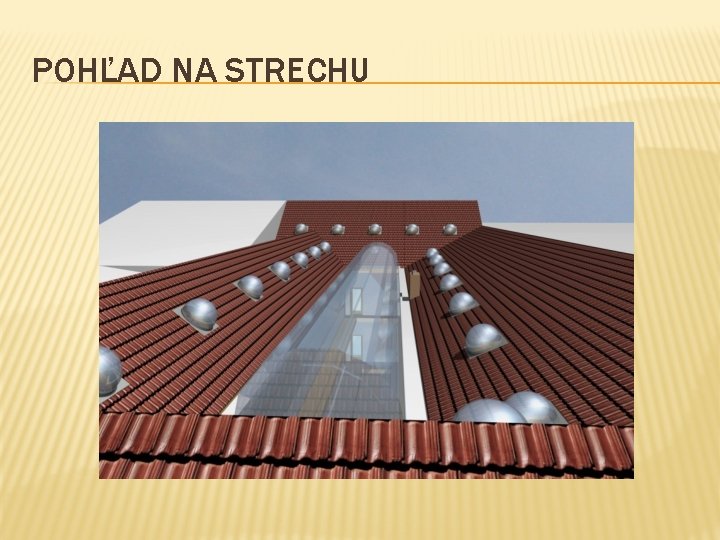 POHĽAD NA STRECHU 